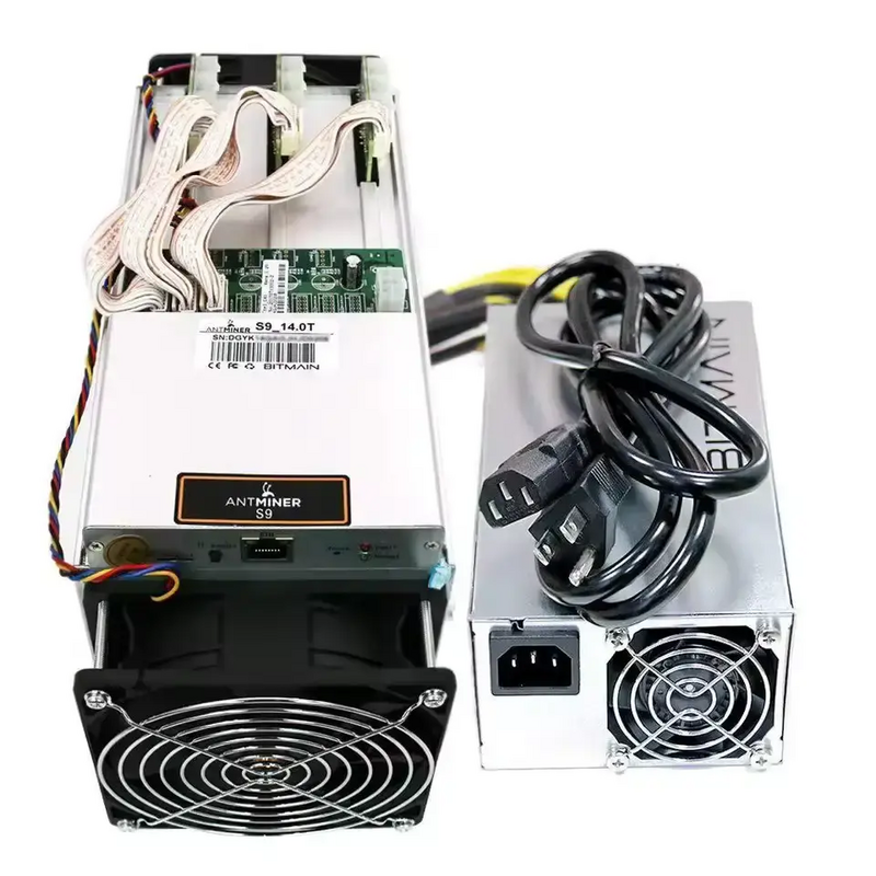 ANTMINER S9 14T (NO PSU) Bitcoin Miner Asic Miner 16nm Btc BCH Miner Bitcoin Mining Machine